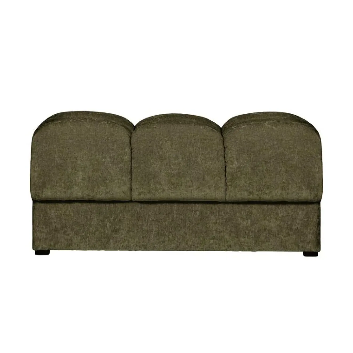 WOOOD Hockers|Second Date Hocker Velvet Groen 82cm