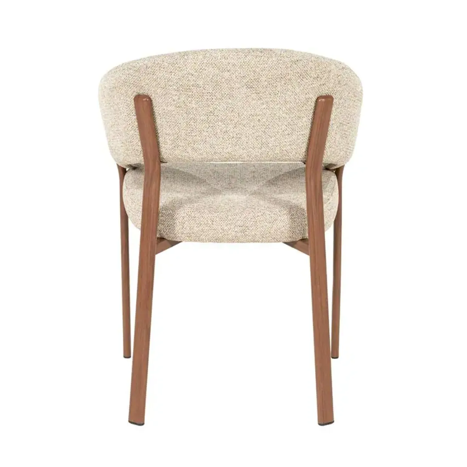 By Boo Eetkamerstoelen|Sedia Eetkamerstoel met armleuning Bruin