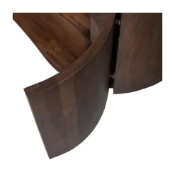 WOOOD Dressoirs|Industriele Kasten|Sense Dressoir 4-Deurs Mangohout Walnoot 160cm