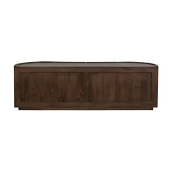 WOOOD Dressoirs|Industriele Kasten|Sense Dressoir 4-Deurs Mangohout Walnoot 160cm