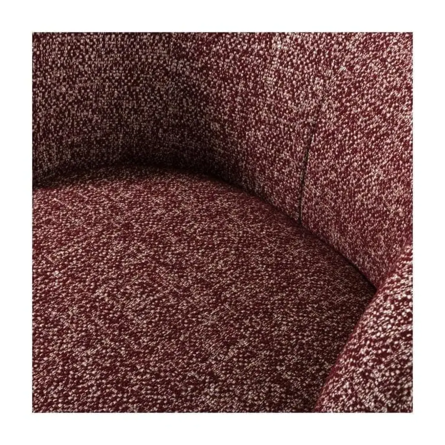 WOOOD Fauteuils|Serra Draaifauteuil Bordeauxrood Melange