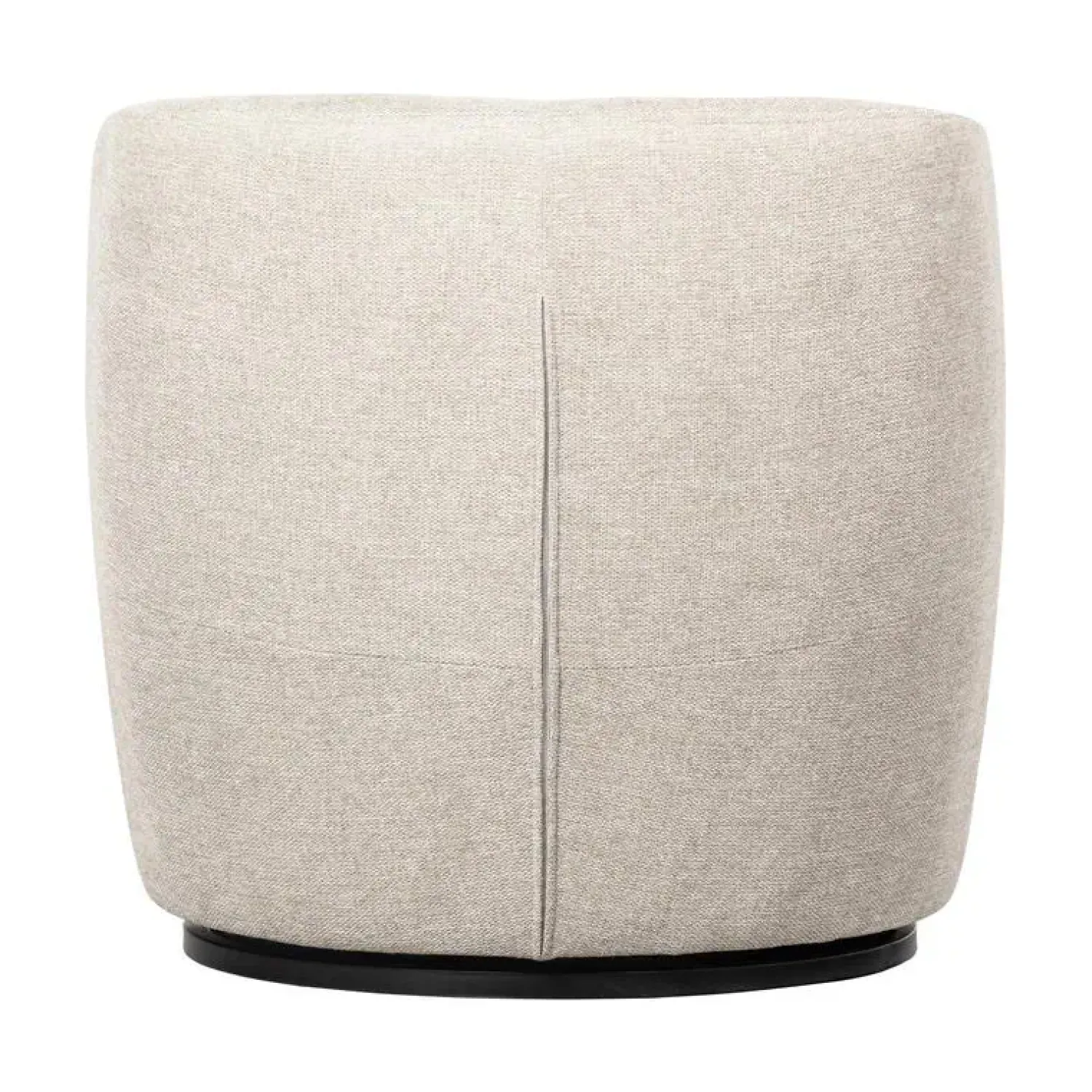 WOOOD Fauteuils|Serra Draaifauteuil Geweven Stof Off White