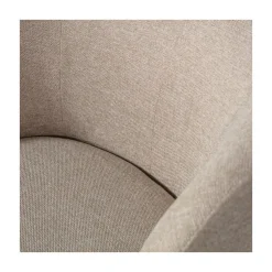WOOOD Fauteuils|Serra Draaifauteuil Geweven Stof Zand