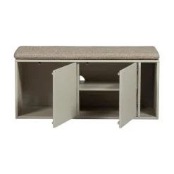 vtwonen Industriele Kasten|Tv Meubels|Settle Down Tv meubel/bankje dust met zitkussen 108 cm
