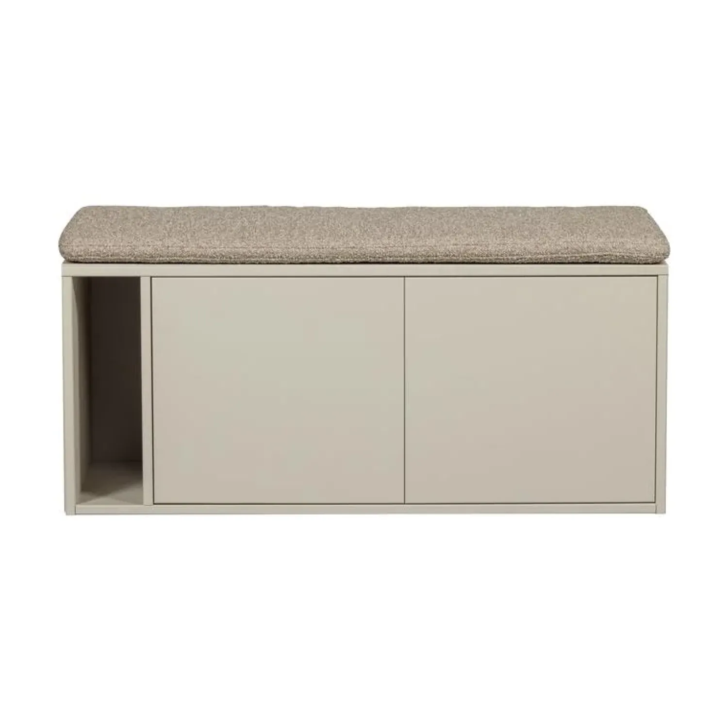 vtwonen Industriele Kasten|Tv Meubels|Settle Down Tv meubel/bankje dust met zitkussen 108 cm