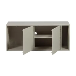 vtwonen Industriele Kasten|Tv Meubels|Settle Down Tv meubel/bankje grenen dust 108 cm