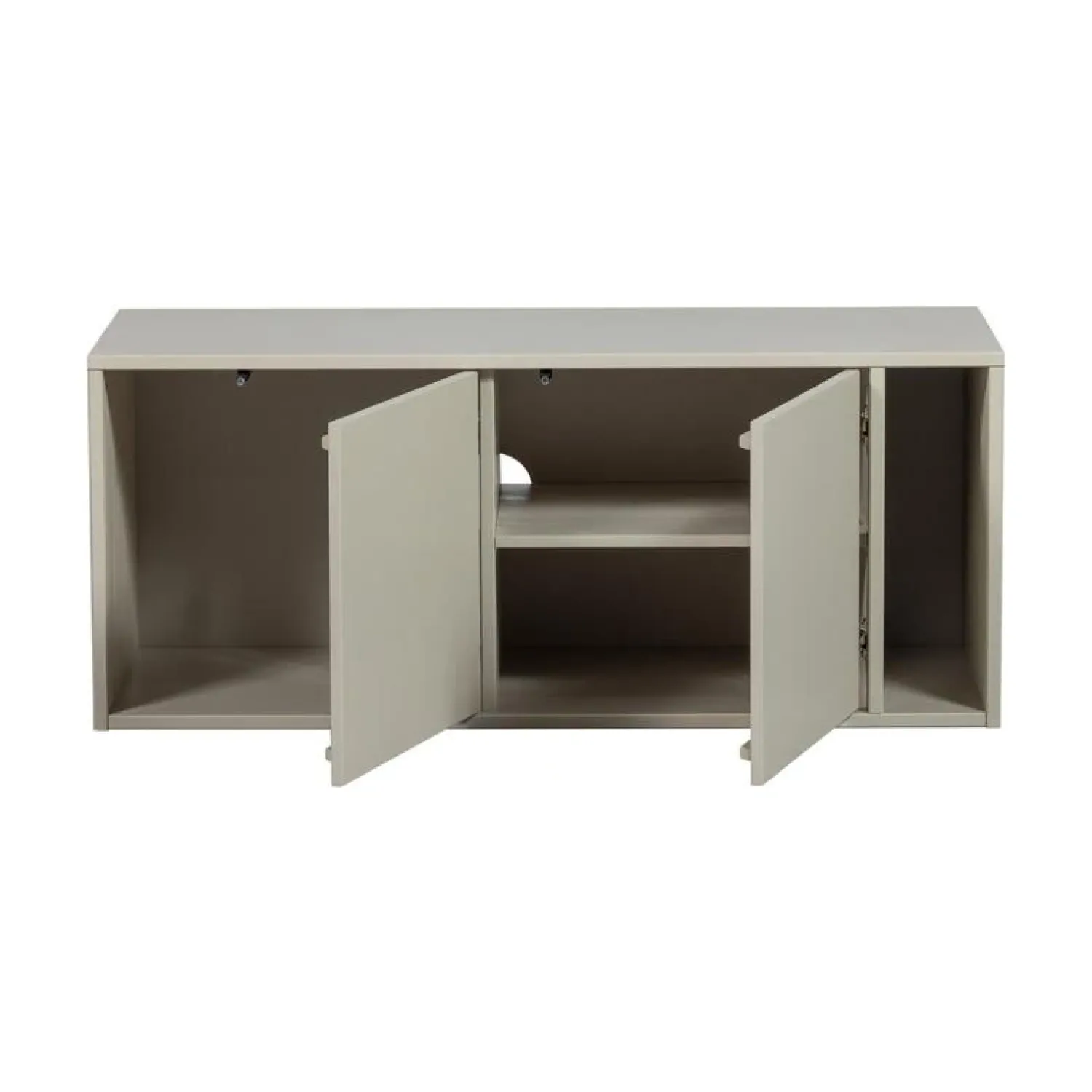 vtwonen Industriele Kasten|Tv Meubels|Settle Down Tv meubel/bankje grenen dust 108 cm