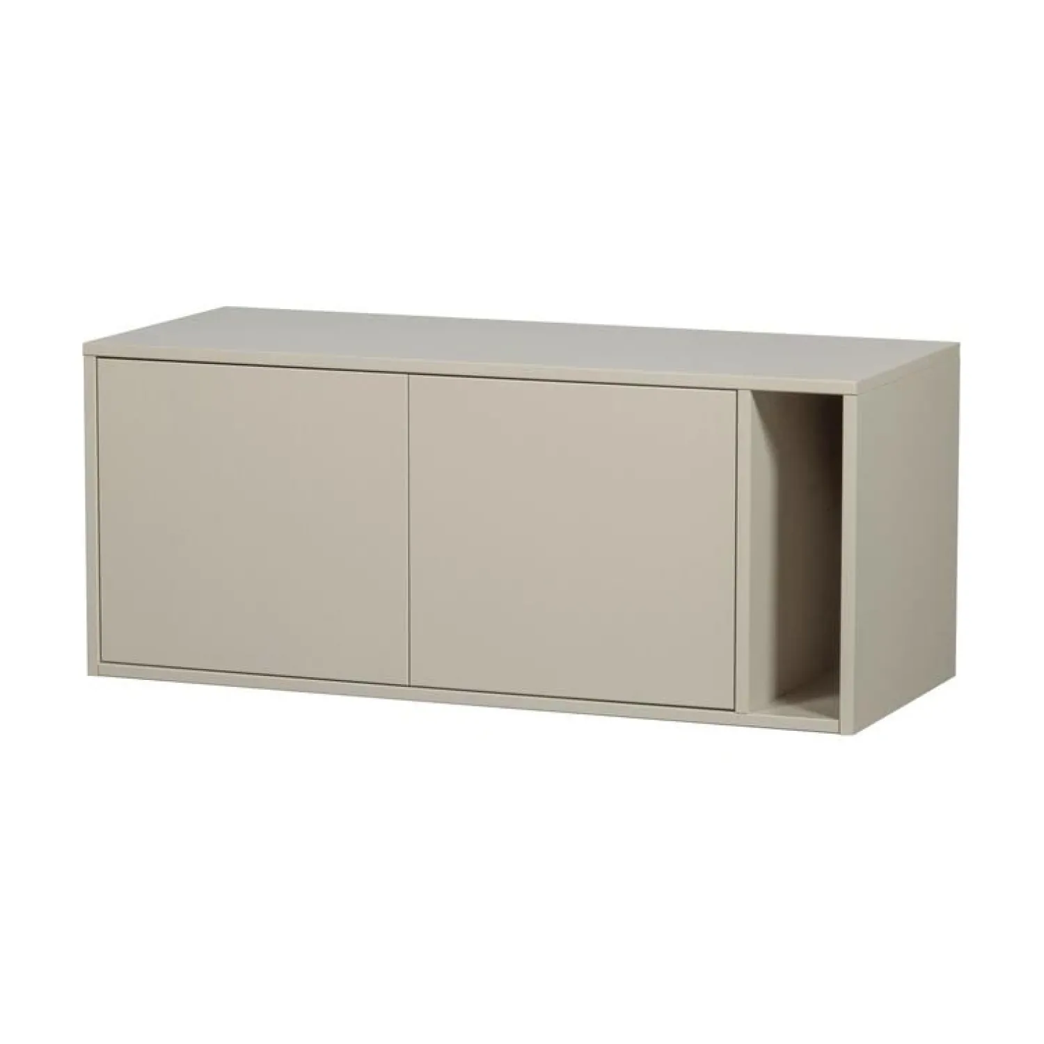 vtwonen Industriele Kasten|Tv Meubels|Settle Down Tv meubel/bankje grenen dust 108 cm