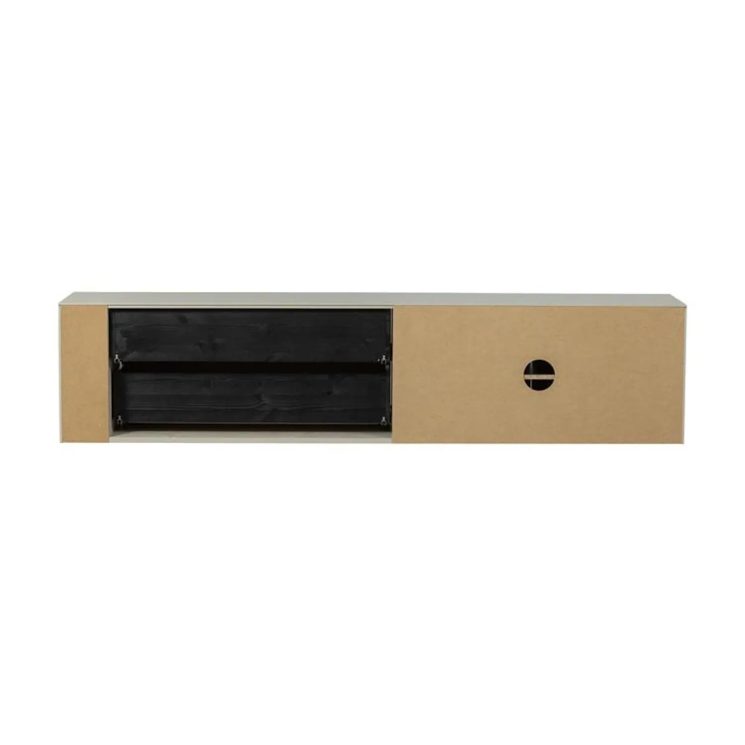 vtwonen Industriele Kasten|Tv Meubels|Settle Down Tv meubel grenen dust 200 cm