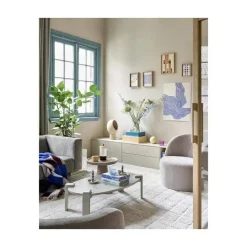 vtwonen Industriele Kasten|Tv Meubels|Settle Down Tv meubel grenen dust 200 cm
