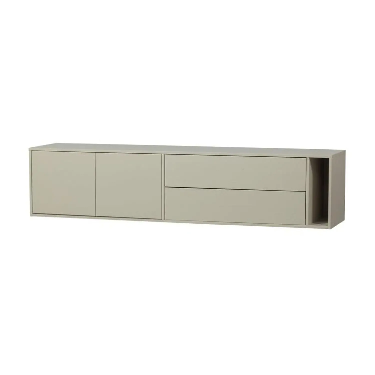 vtwonen Industriele Kasten|Tv Meubels|Settle Down Tv meubel grenen dust 200 cm