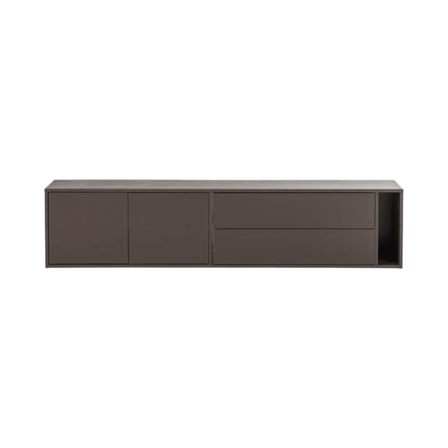 vtwonen Industriele Kasten|Tv Meubels|Settle Down Tv meubel Grenen Middenbruin 200cm