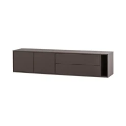 vtwonen Industriele Kasten|Tv Meubels|Settle Down Tv meubel Grenen Middenbruin 200cm