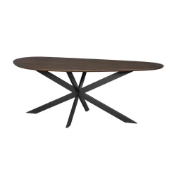 Furndea Eettafels|Shane Eettafel Organisch Walnoot Eikenhout 240cm