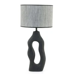 By Boo Tafellampen|Shiboo tafellamp hout naturel zwart