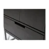 WOOOD Wandkasten|Industriele Kasten|Silas Hoge Wandkast Essen Blacknight 60cm