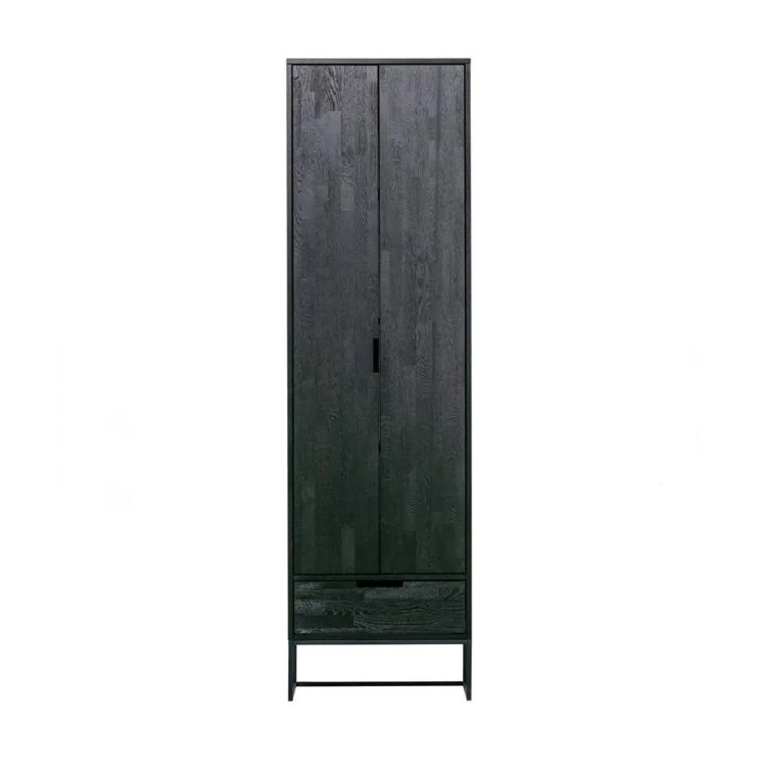 WOOOD Wandkasten|Industriele Kasten|Silas Hoge Wandkast Essen Blacknight 60cm