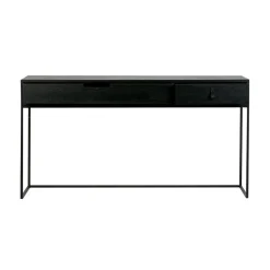 WOOOD Sidetables|Silas Sidetable Essen Blacknight 140cm
