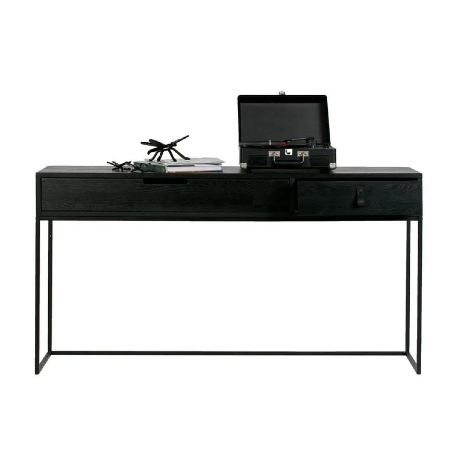 WOOOD Sidetables|Silas Sidetable Essen Blacknight 140cm