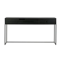 WOOOD Sidetables|Silas Sidetable Essen Blacknight 140cm