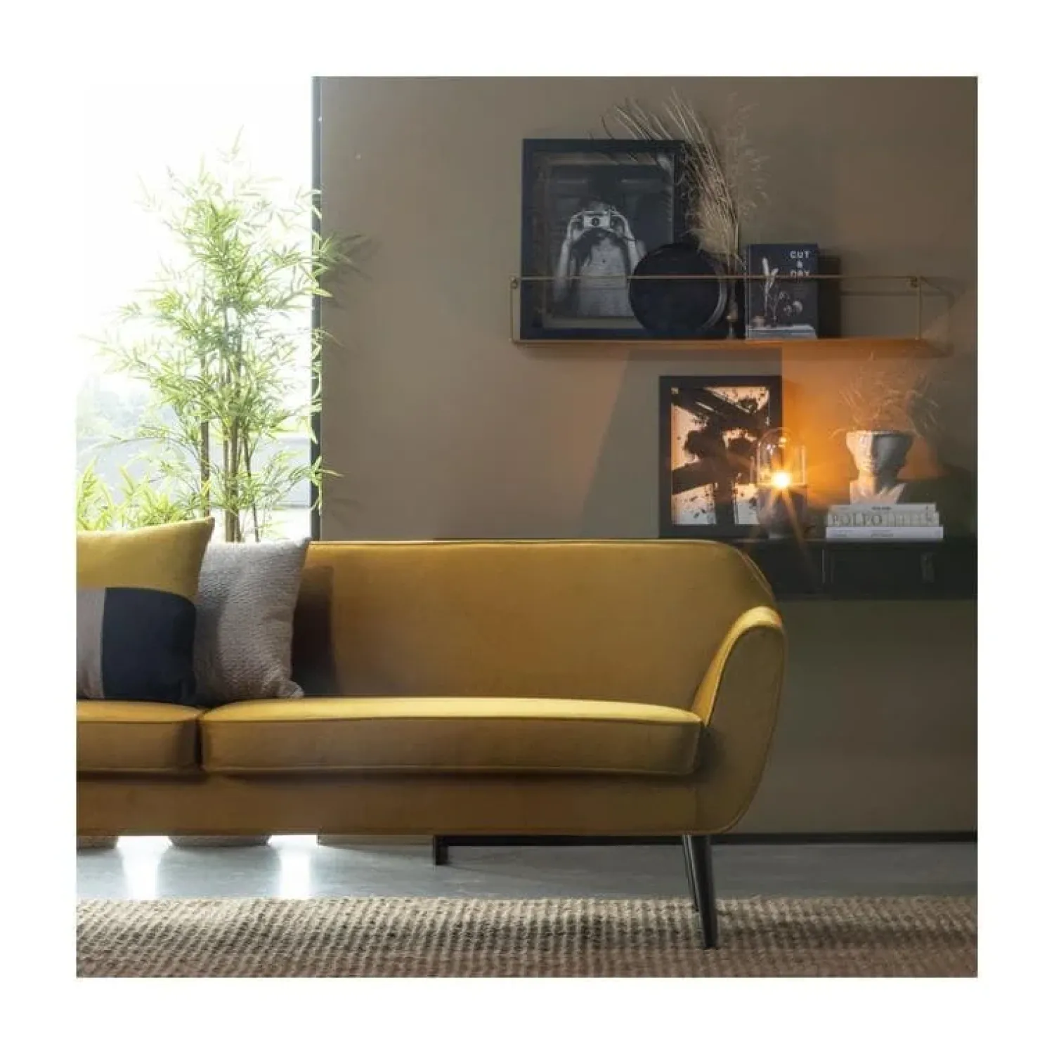 WOOOD Sidetables|Silas Sidetable Essen Blacknight 140cm