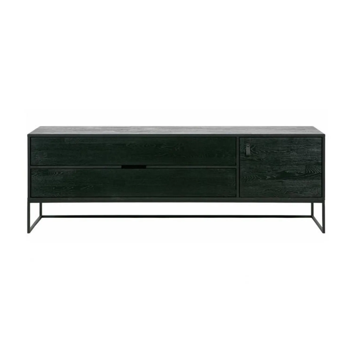 WOOOD Industriele Kasten|Tv Meubels|Silas TV Meubel 180 cm Essen Blacknight 180cm