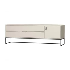 WOOOD Industriele Kasten|Tv Meubels|Silas TV Meubel 180 cm Grenen Dust 180cm