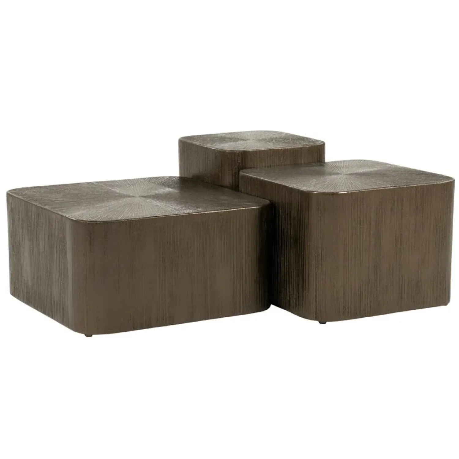 Eleonora Salontafels|Silva Salontafel Set van 3 Bruin