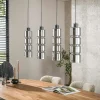 Kalfort Hanglampen|Glazen Hanglamp|Silvio 4-lichts Hanglamp Glas