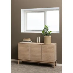 Nordhavn Dressoirs|Industriele Kasten|Silvon Dressoir Naturel 135cm
