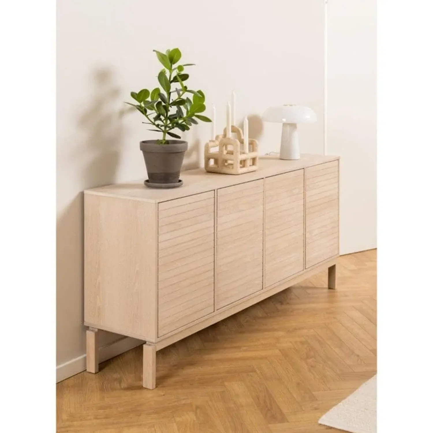 Nordhavn Dressoirs|Industriele Kasten|Silvon Dressoir Naturel 180cm