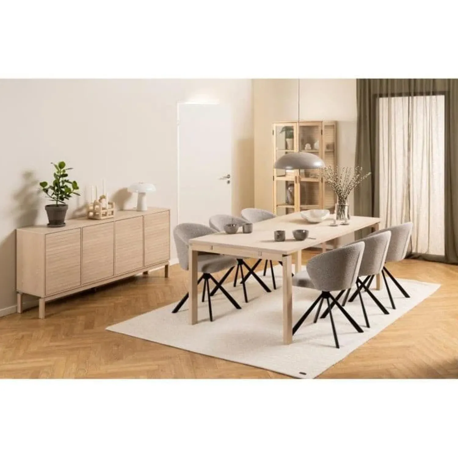 Nordhavn Dressoirs|Industriele Kasten|Silvon Dressoir Naturel 180cm