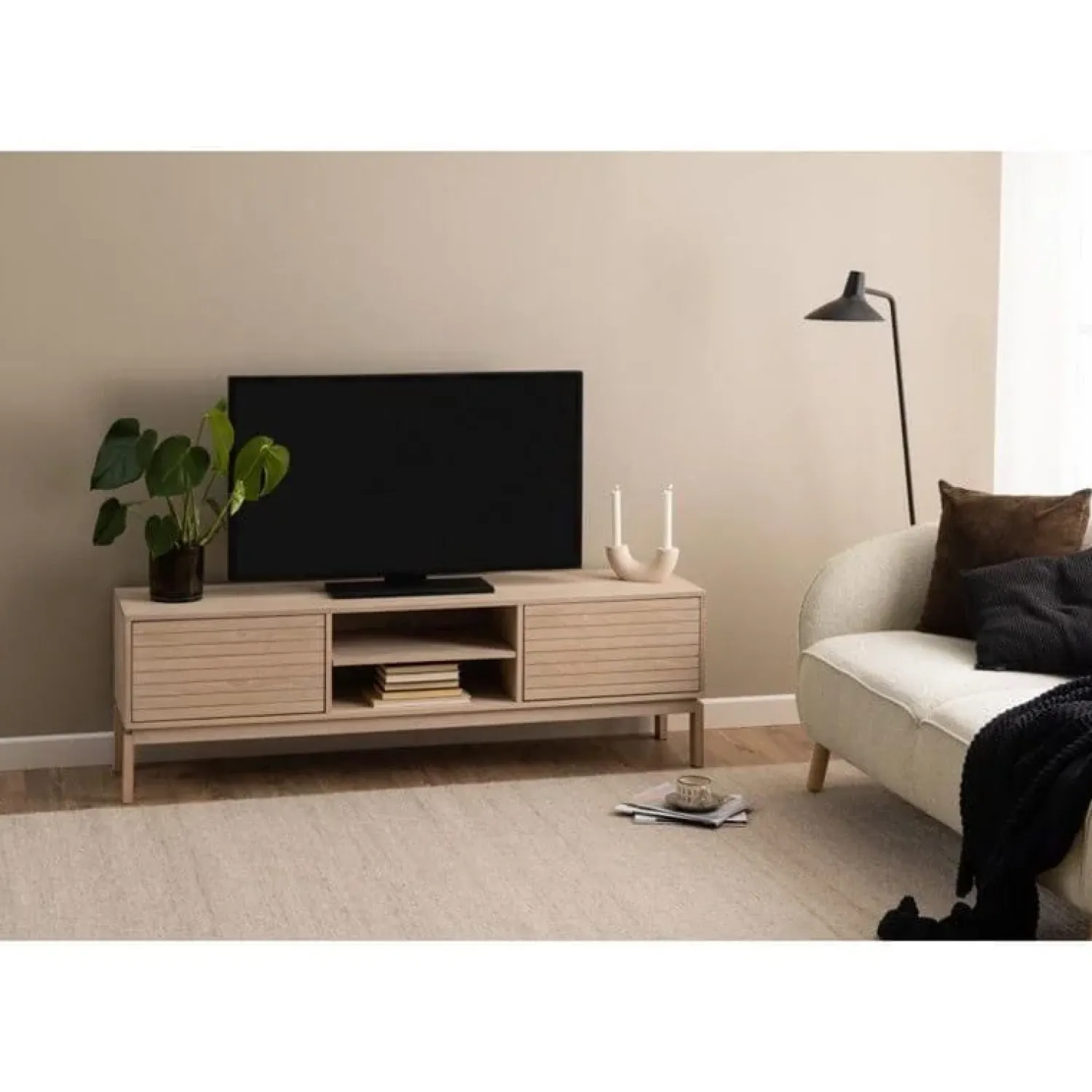 Nordhavn Industriele Kasten|Tv Meubels|Silvon Tv meubel Naturel 160cm
