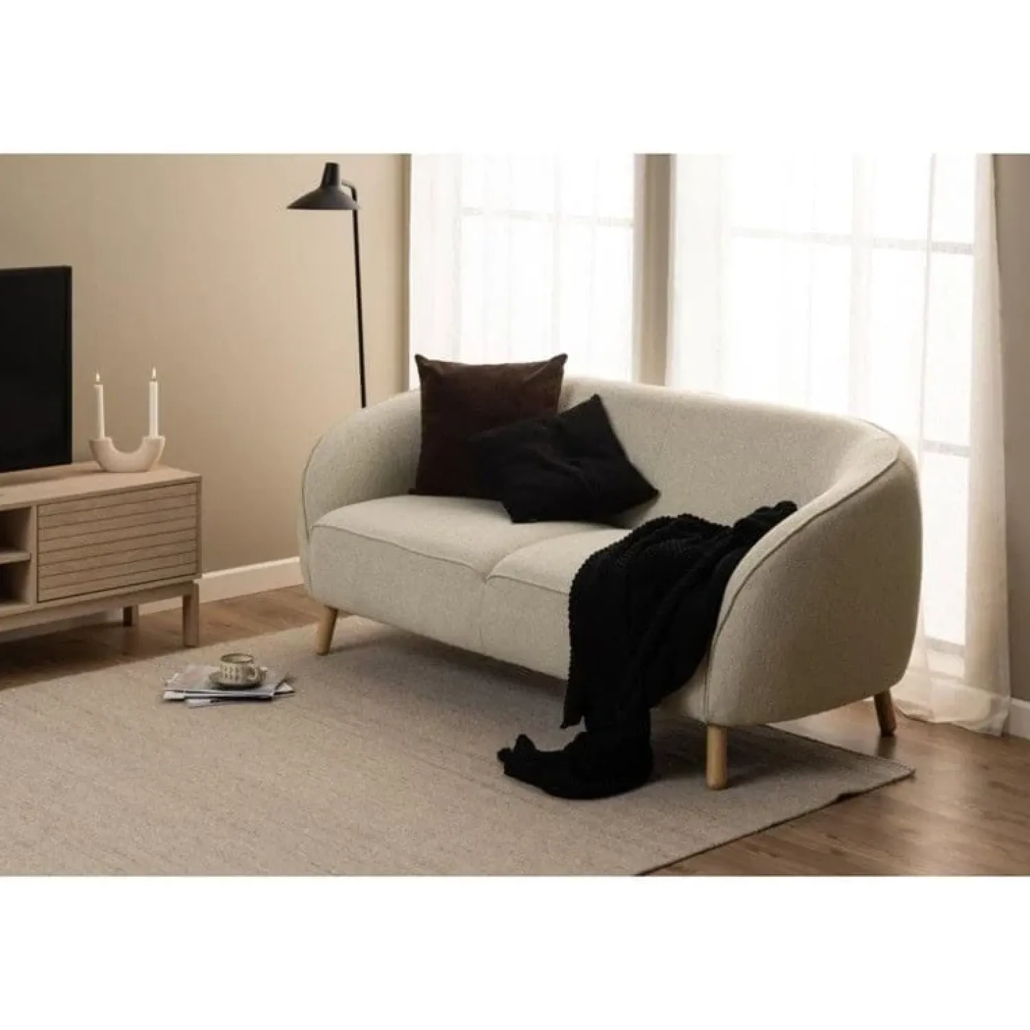 Nordhavn Industriele Kasten|Tv Meubels|Silvon Tv meubel Naturel 160cm