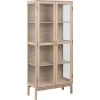 Nordhavn Vitrinekasten|Industriele Kasten|Silvon Vitrinekast Naturel 80cm