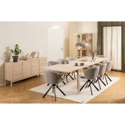 Nordhavn Vitrinekasten|Industriele Kasten|Silvon Vitrinekast Naturel 80cm