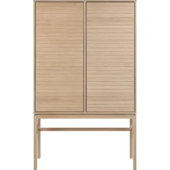 Nordhavn Wandkasten|Industriele Kasten|Silvon Wandkast Naturel 90cm
