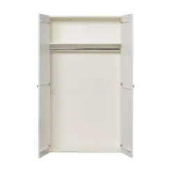 WOOOD Industriele Kasten|Kledingkasten|Sipke Kledingkast Grenen Wit 110cm