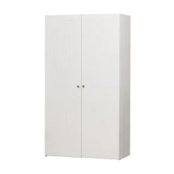WOOOD Industriele Kasten|Kledingkasten|Sipke Kledingkast Grenen Wit 110cm