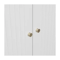 WOOOD Industriele Kasten|Kledingkasten|Sipke Kledingkast Grenen Wit 110cm
