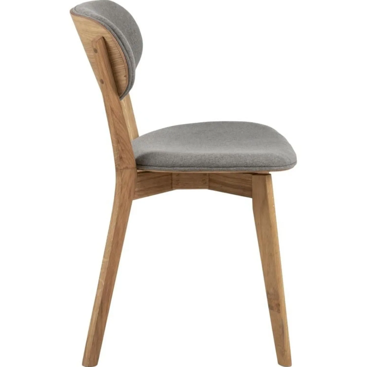 Nordhavn Eetkamerstoelen|Skano Eetkamerstoel Grijs met Hout
