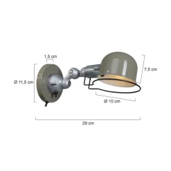 Steinmex Wandlampen|Skeever 1-lichts Wandlamp Groen