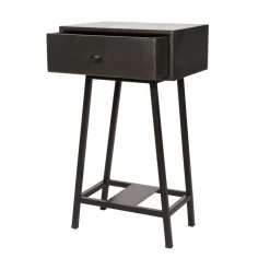 WOOOD Sidetables|Skybox Sidetable Mangohout Zwart 40cm