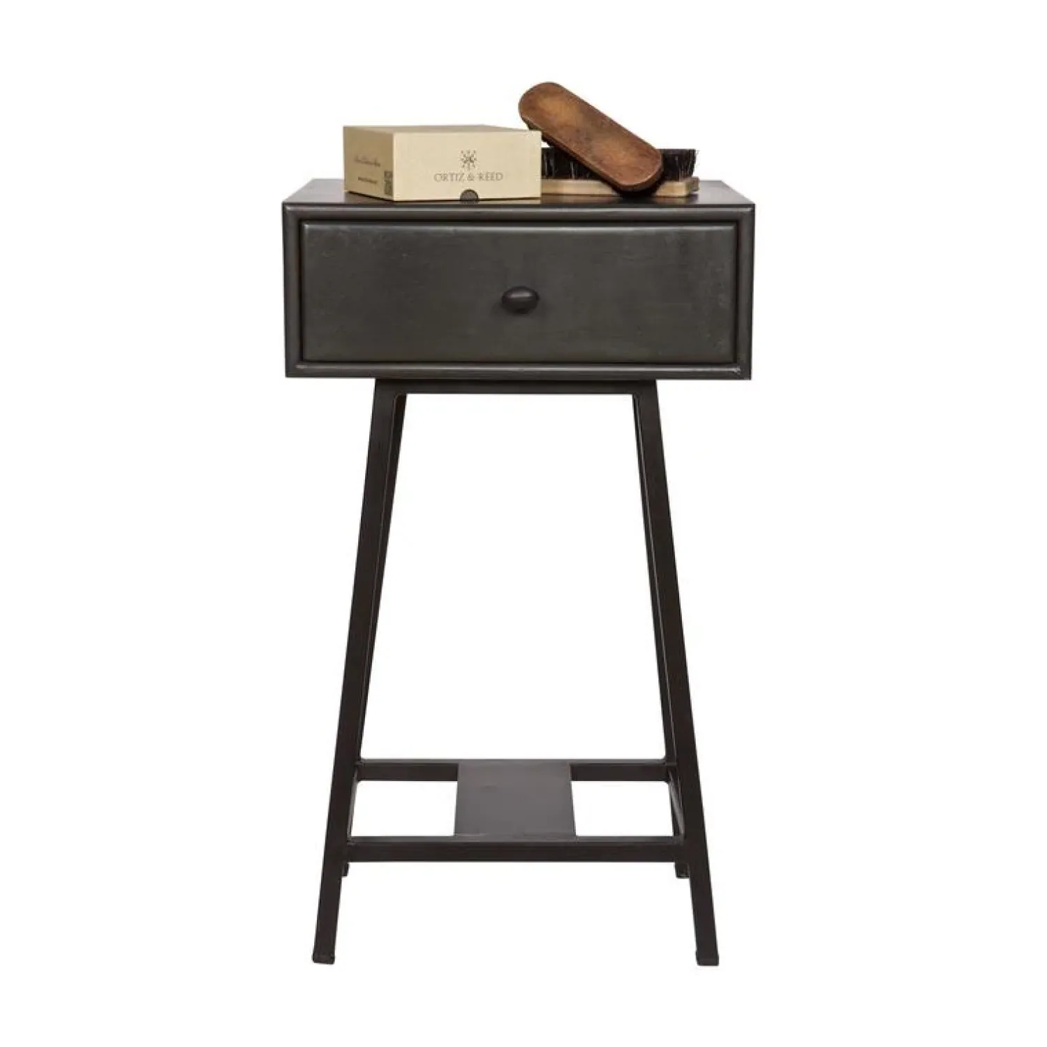 WOOOD Sidetables|Skybox Sidetable Mangohout Zwart 40cm