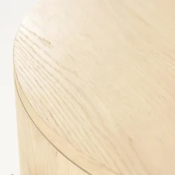 Eleonora Nachtkastjes|Industriele Kasten|Skye Nachtkastje Naturel 50cm
