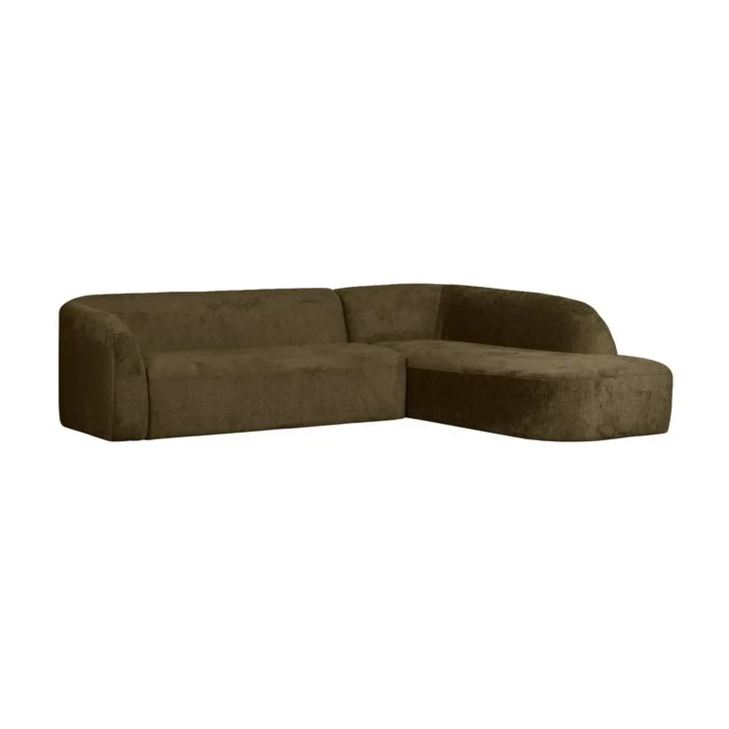 WOOOD Hoekbanken|Sloping Hoekbank Rechts Structure Velvet Bonsai