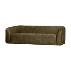 WOOOD 3 Zitsbanken|Sloping 3-Zits Bank Structure Velvet Bonsai 240cm
