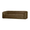 WOOOD 3 Zitsbanken|Sloping 3-Zits Bank Structure Velvet Brass 240cm
