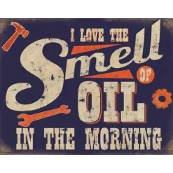Cavetown Metalen Borden|Smell of Oil - metalen bord