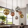 Kalfort Hanglampen|Glazen Hanglamp|Solaro 7-lichts Hanglamp industrieel